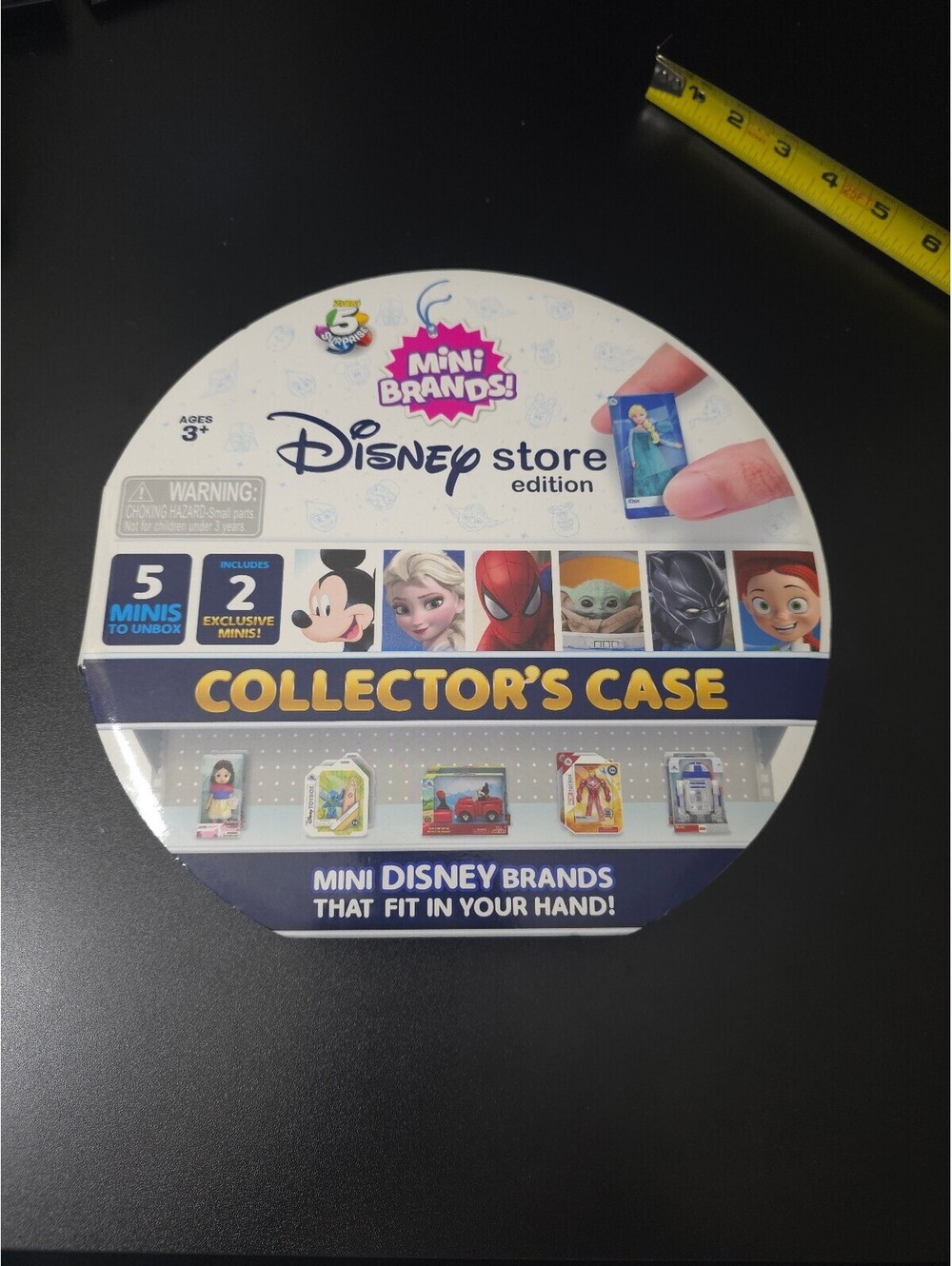 5 Surprise Mini Brands Disney Store Edition Collector's Case w/ 4 Minis Included
